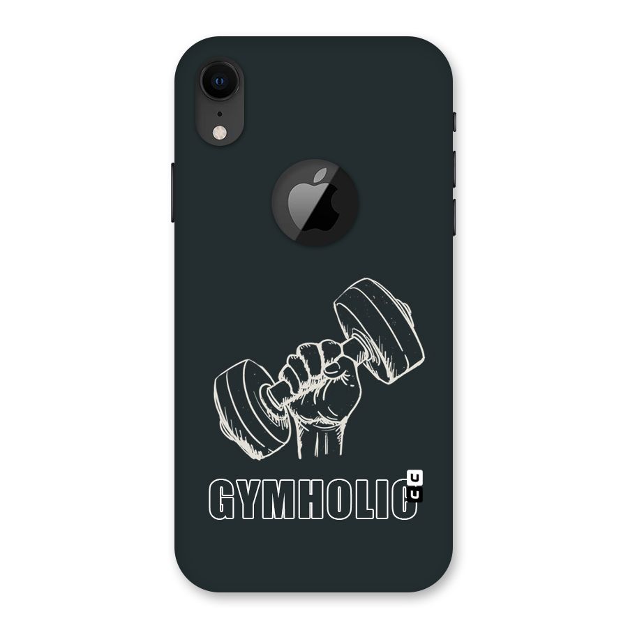 Gymholic Design Back Case for iPhone XR Logo Cut