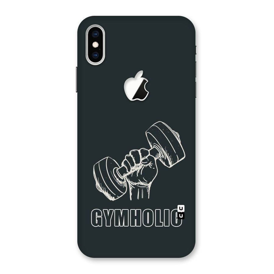 Gymholic Design Back Case for iPhone XS Max Apple Cut