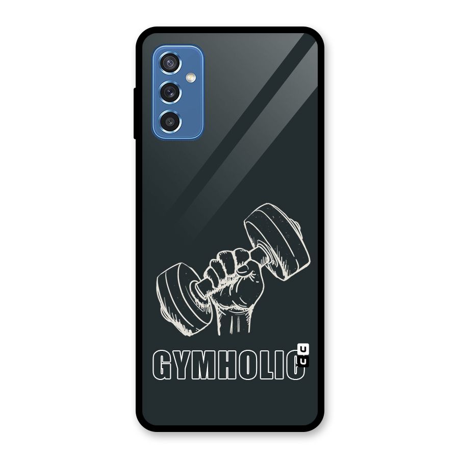 Gymholic Design Glass Back Case for Galaxy M52 5G