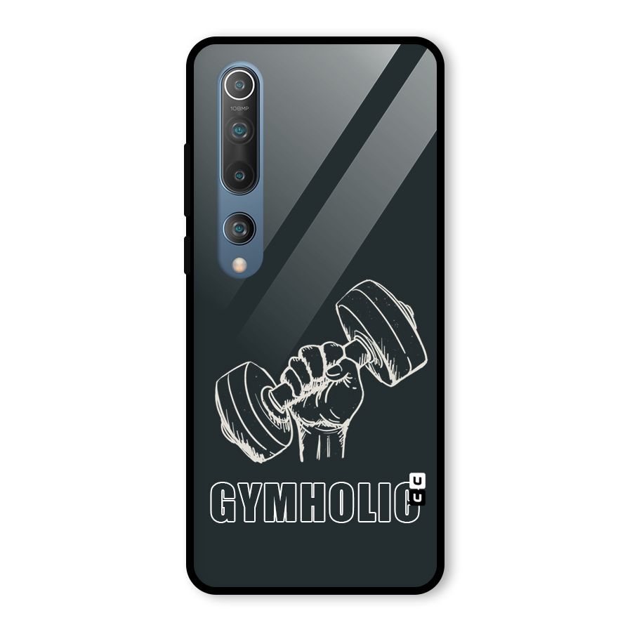 Gymholic Design Glass Back Case for Mi 10