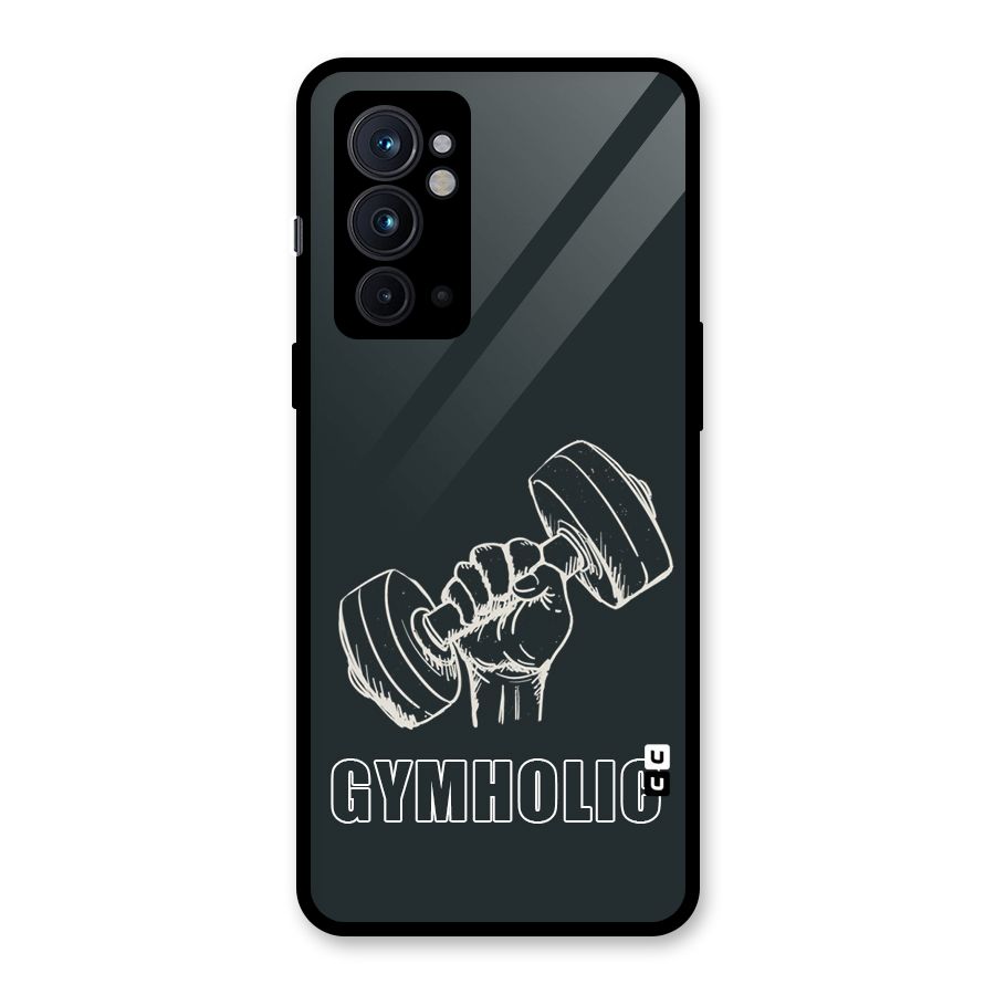 Gymholic Design Glass Back Case for OnePlus 9RT 5G