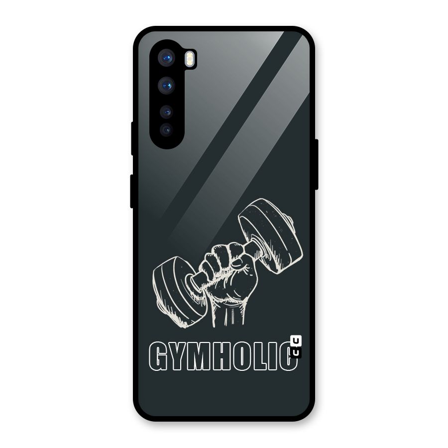 Gymholic Design Glass Back Case for OnePlus Nord