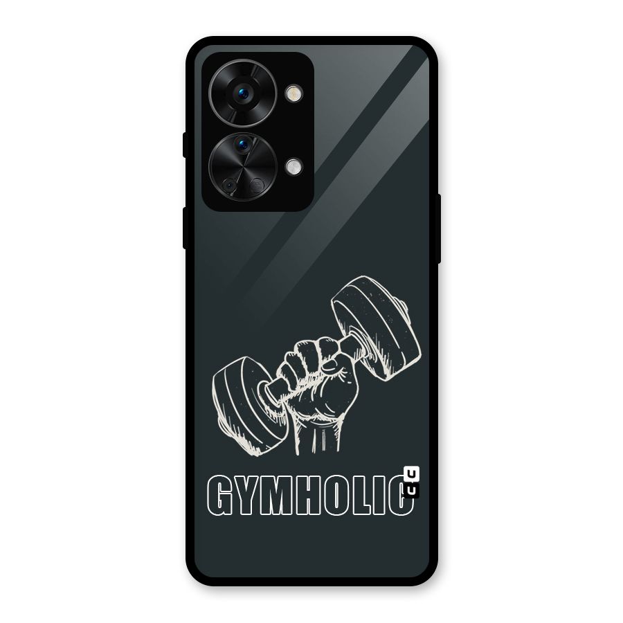 Gymholic Design Glass Back Case for OnePlus Nord 2T