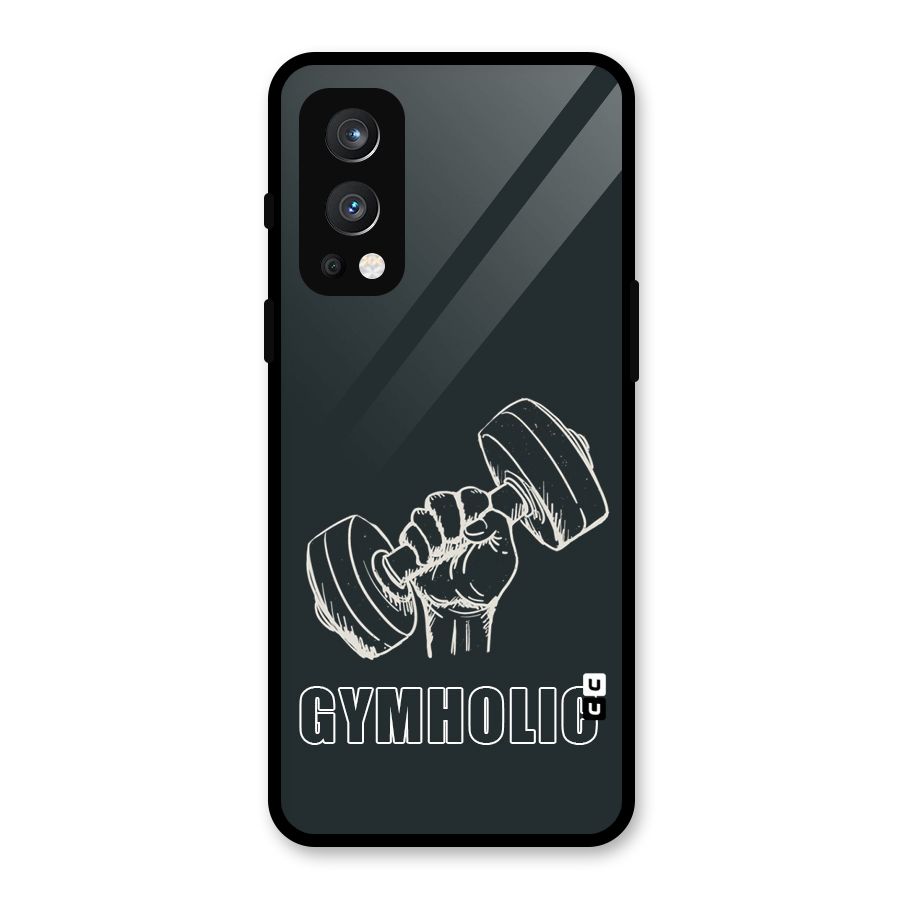 Gymholic Design Glass Back Case for OnePlus Nord 2 5G
