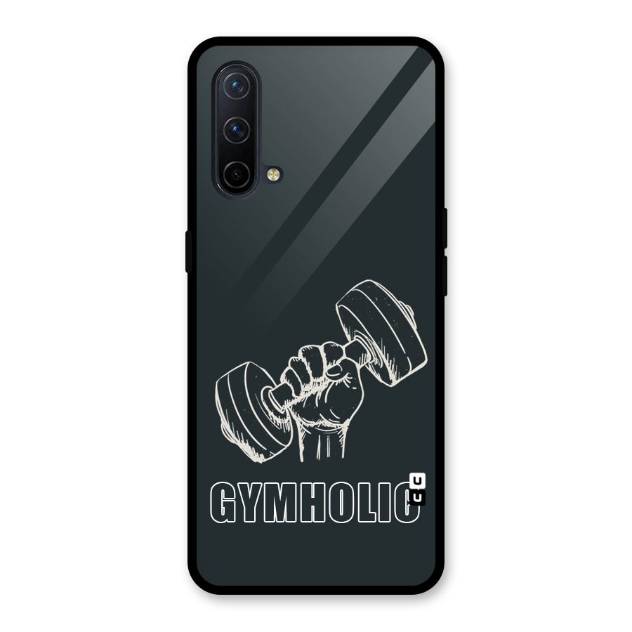 Gymholic Design Glass Back Case for OnePlus Nord CE 5G