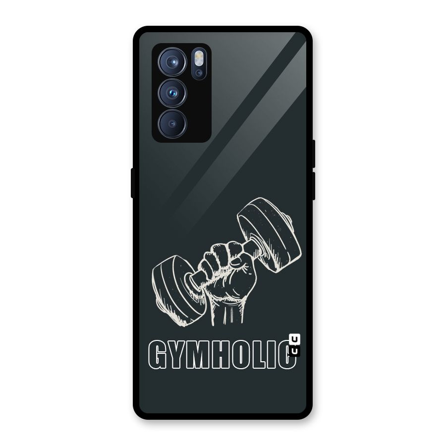 Gymholic Design Glass Back Case for Oppo Reno6 Pro 5G