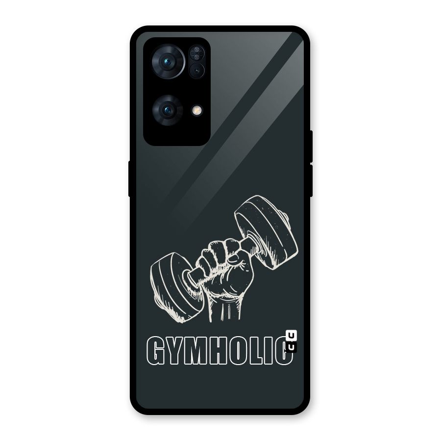 Gymholic Design Glass Back Case for Oppo Reno7 Pro 5G