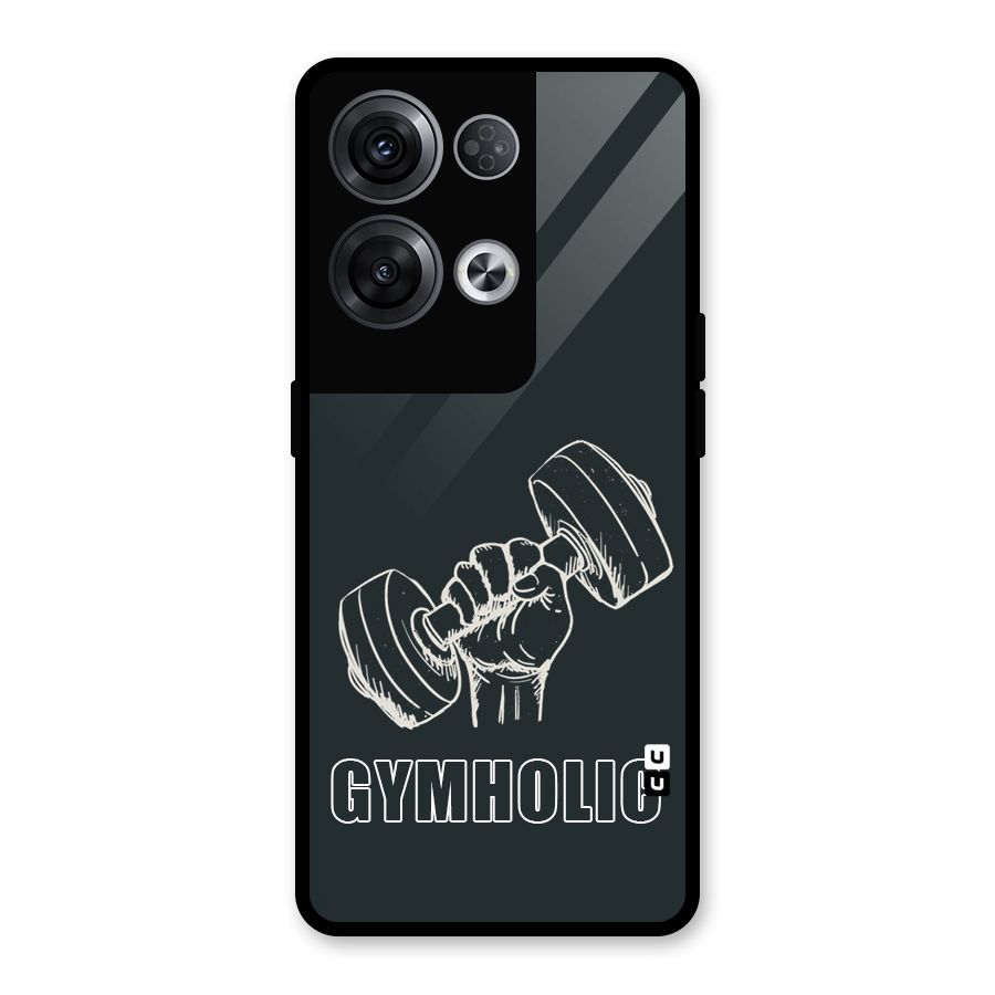 Gymholic Design Glass Back Case for Oppo Reno8 Pro 5G