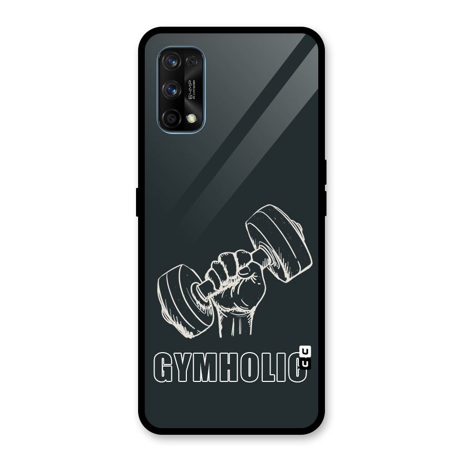 Gymholic Design Glass Back Case for Realme 7 Pro