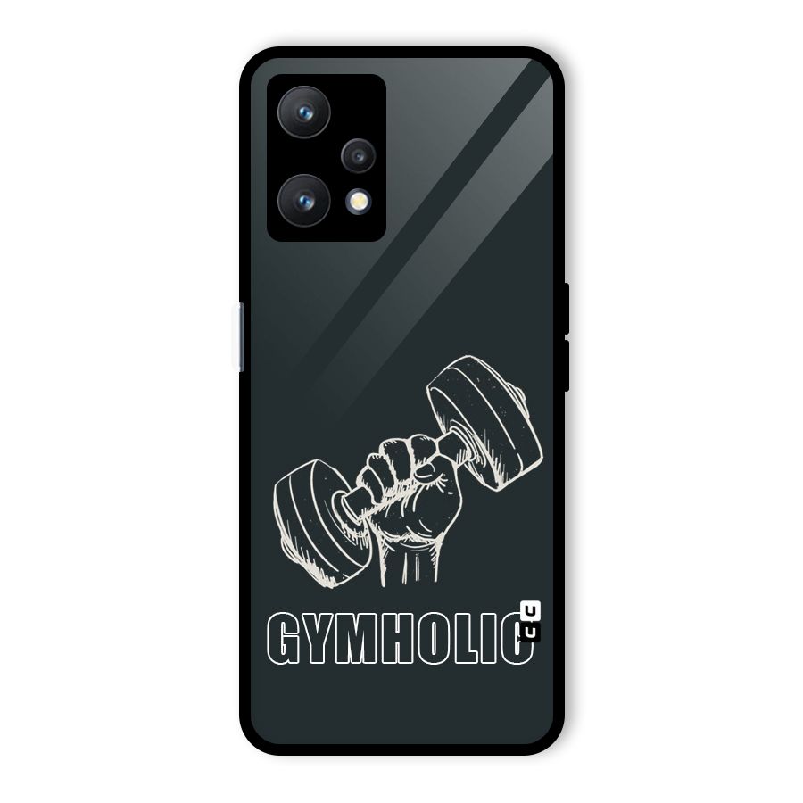 Gymholic Design Glass Back Case for Realme 9 Pro 5G