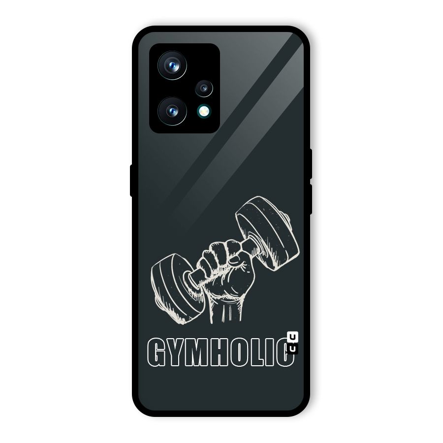 Gymholic Design Glass Back Case for Realme 9 Pro Plus 5G