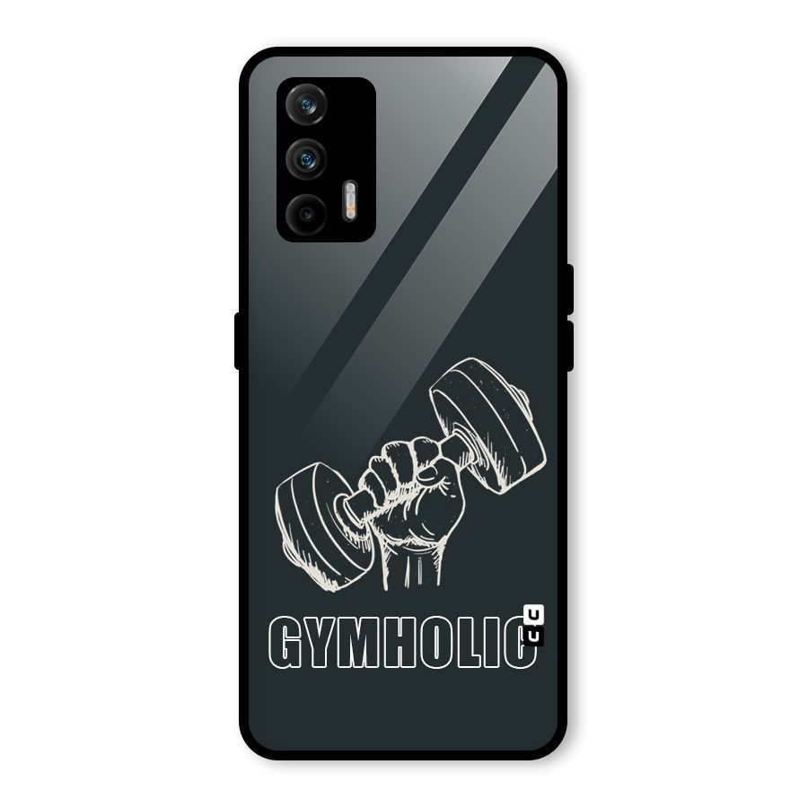 Gymholic Design Glass Back Case for Realme GT 5G