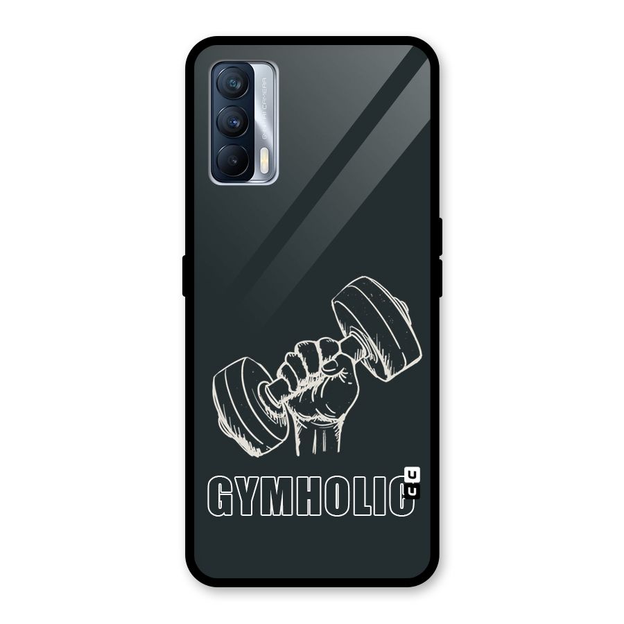 Gymholic Design Glass Back Case for Realme X7