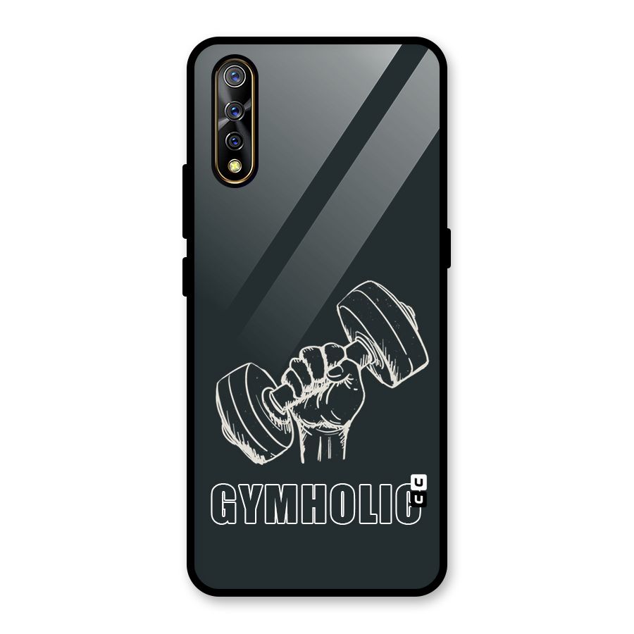 Gymholic Design Glass Back Case for Vivo S1