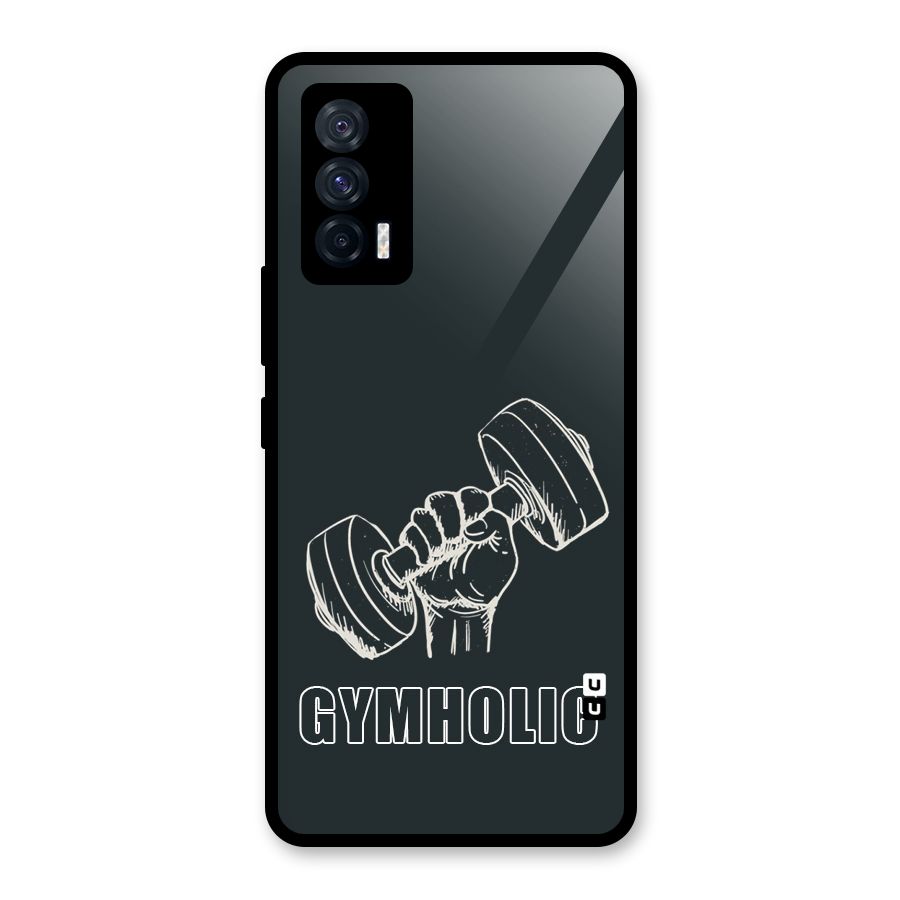 Gymholic Design Glass Back Case for Vivo iQOO 7 5G