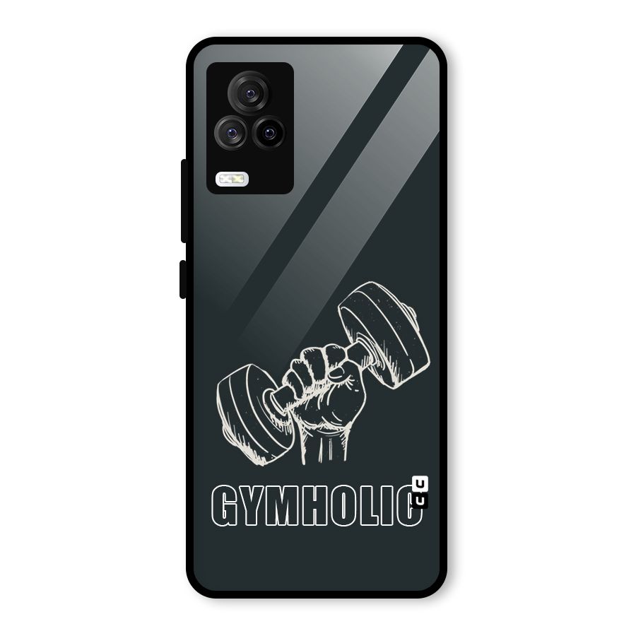 Gymholic Design Glass Back Case for Vivo iQOO 7 Legend 5G