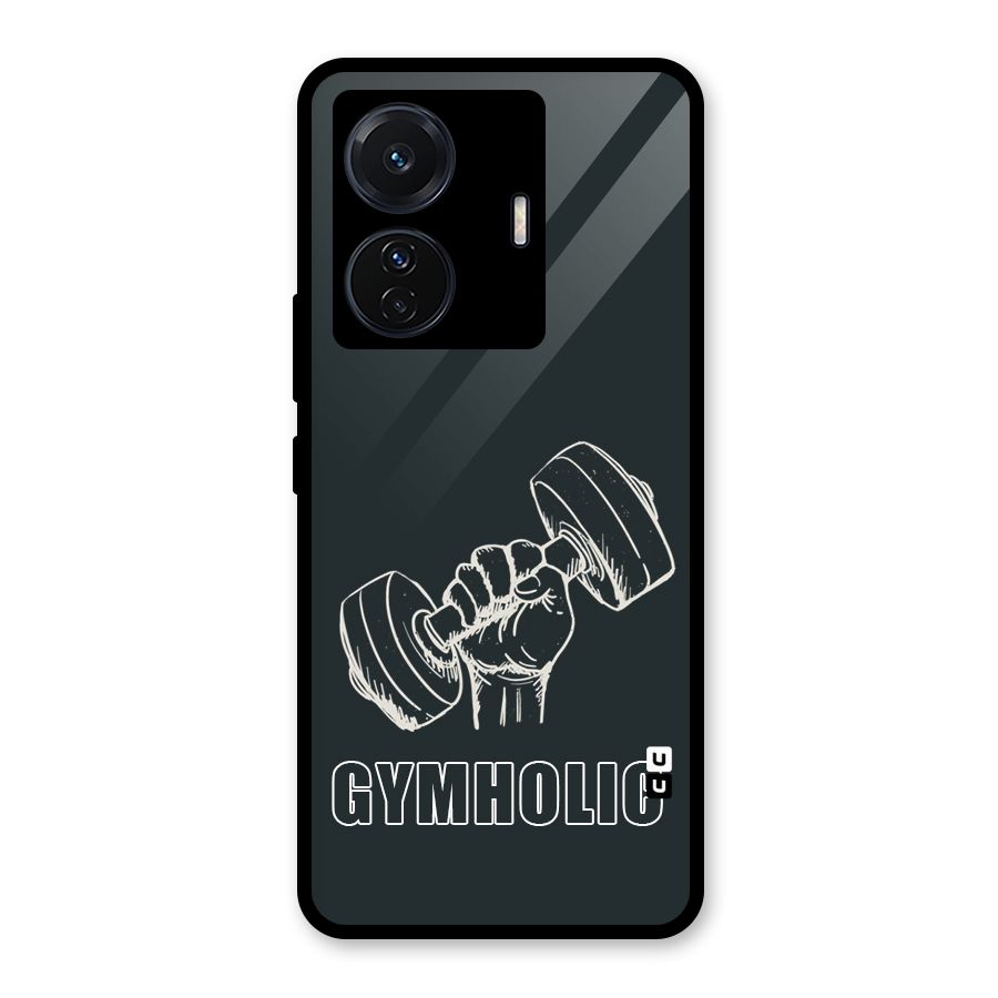 Gymholic Design Glass Back Case for Vivo iQOO Z6 Pro