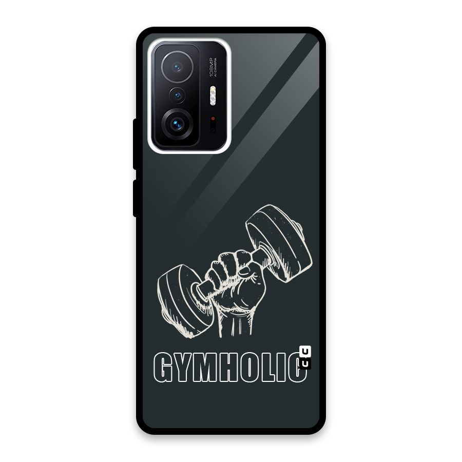 Gymholic Design Glass Back Case for Xiaomi 11T Pro