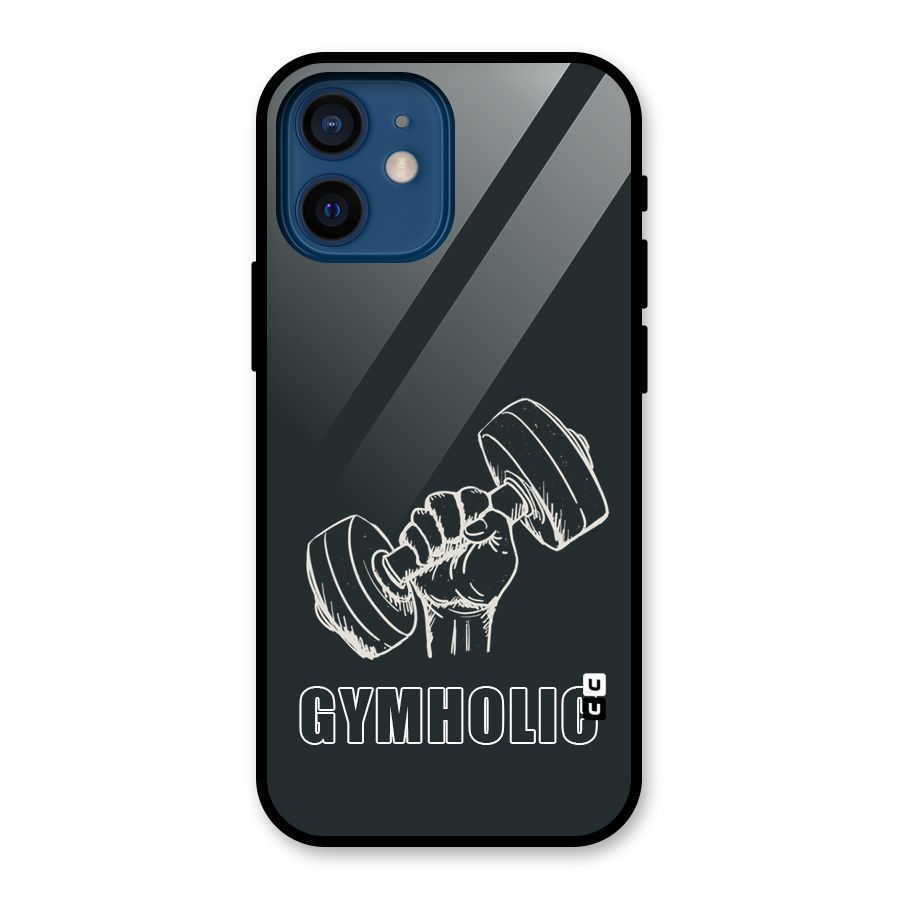 Gymholic Design Glass Back Case for iPhone 12 Mini