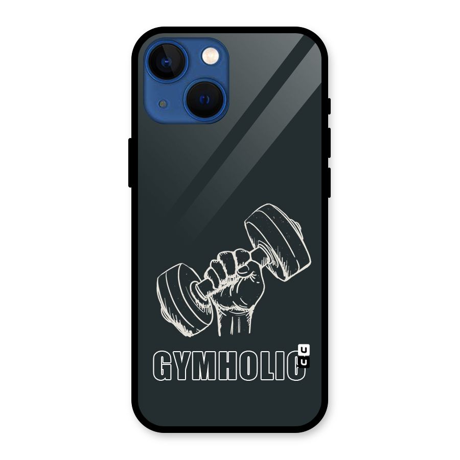 Gymholic Design Glass Back Case for iPhone 13 Mini
