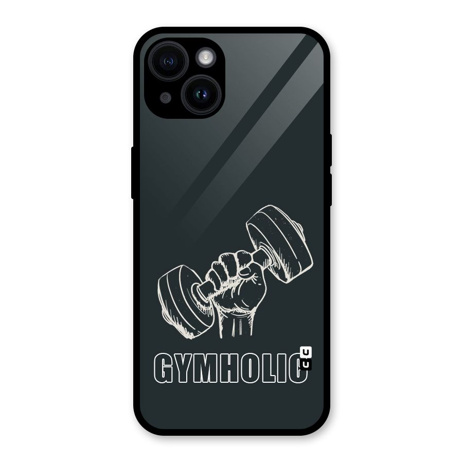 Gymholic Design Glass Back Case for iPhone 14