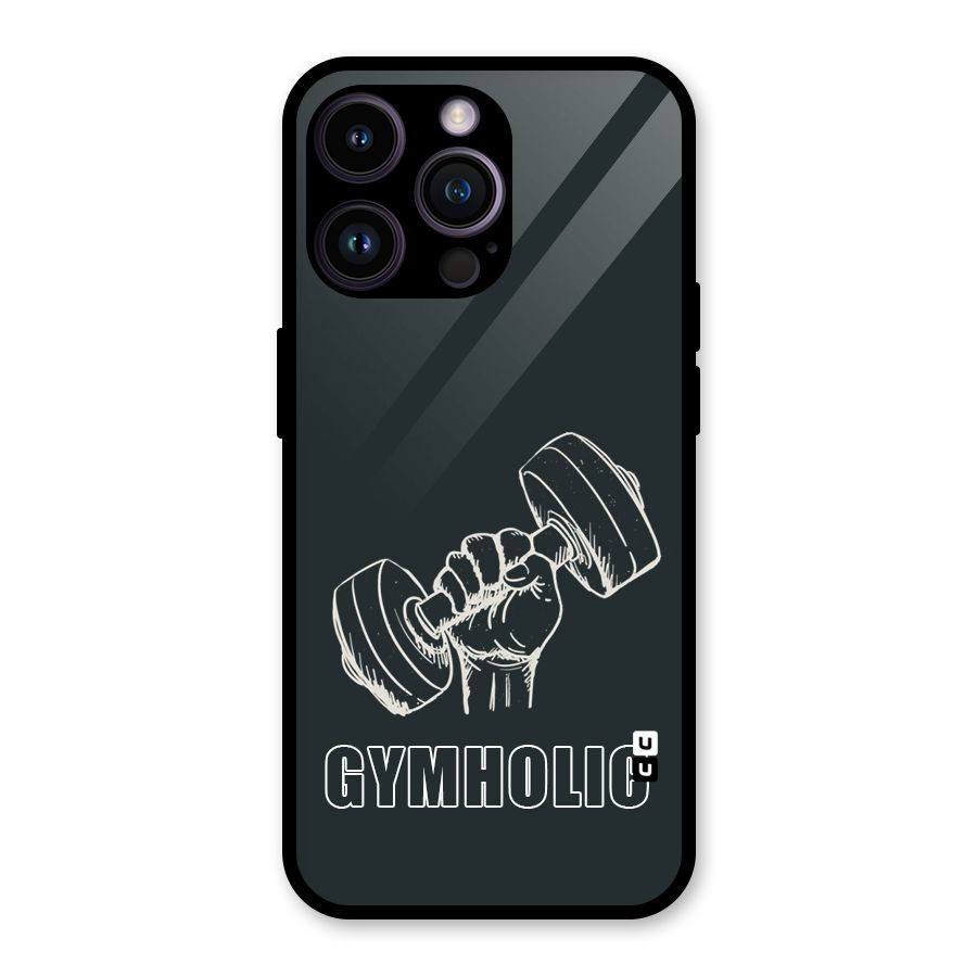 Gymholic Design Glass Back Case for iPhone 14 Pro Max