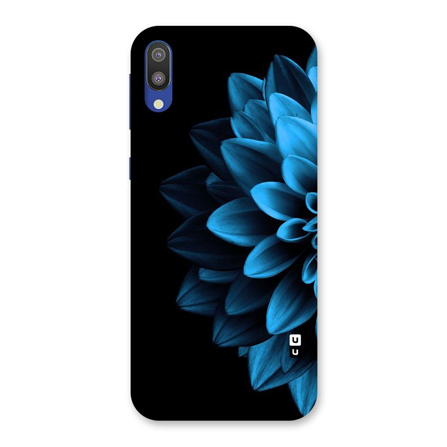 Half Blue Flower Back Case for Galaxy M10