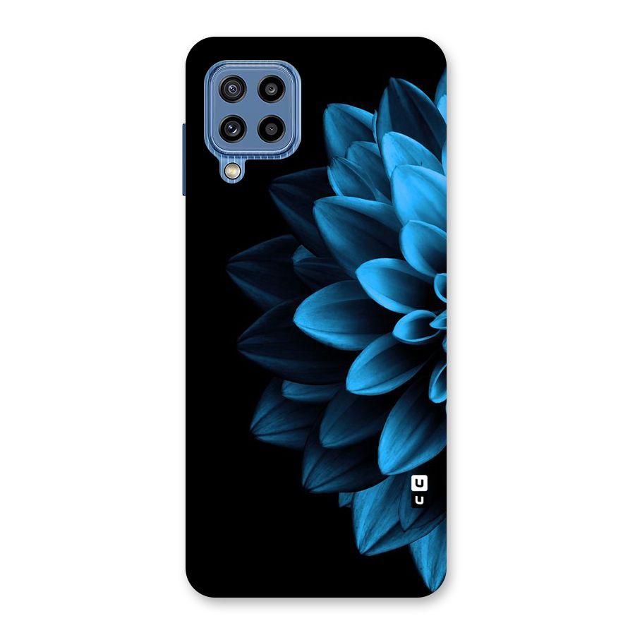 Half Blue Flower Back Case for Galaxy M32