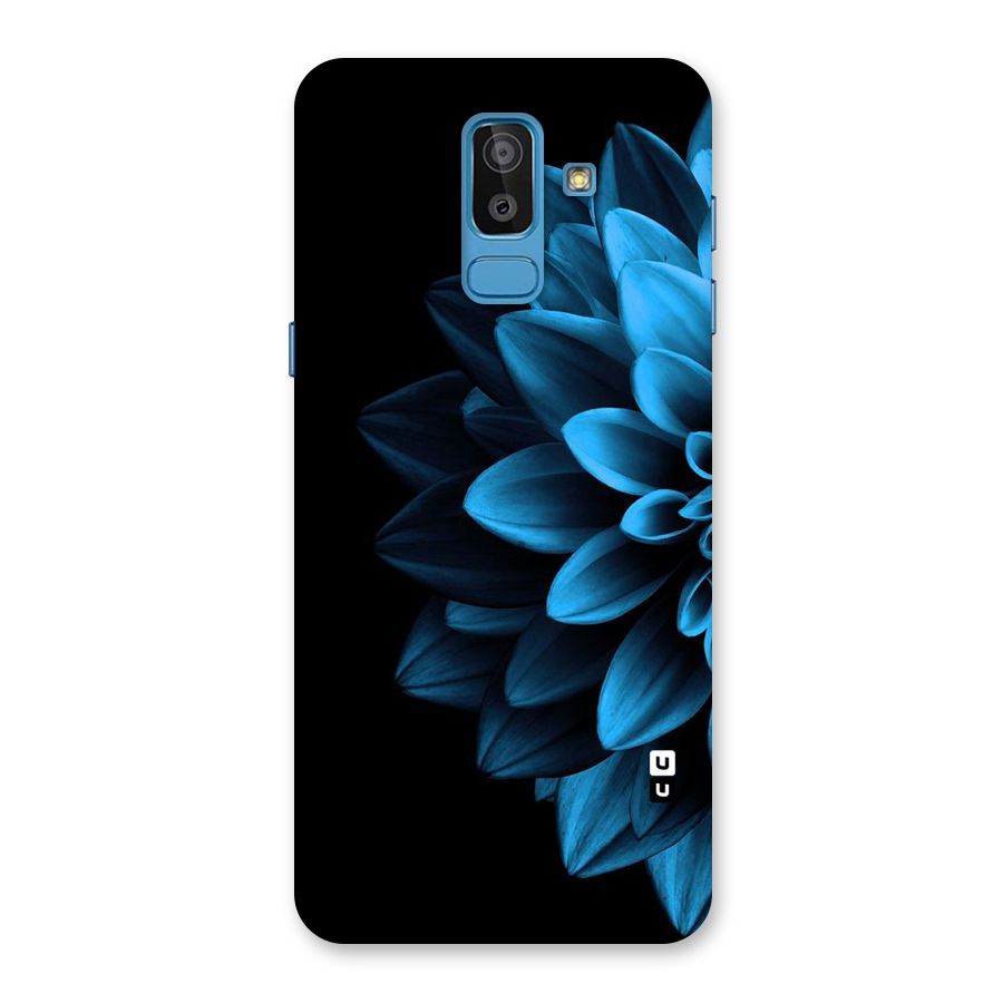 Half Blue Flower Back Case for Galaxy On8 (2018)
