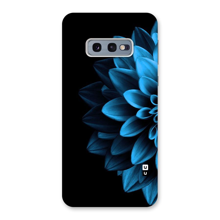 Half Blue Flower Back Case for Galaxy S10e