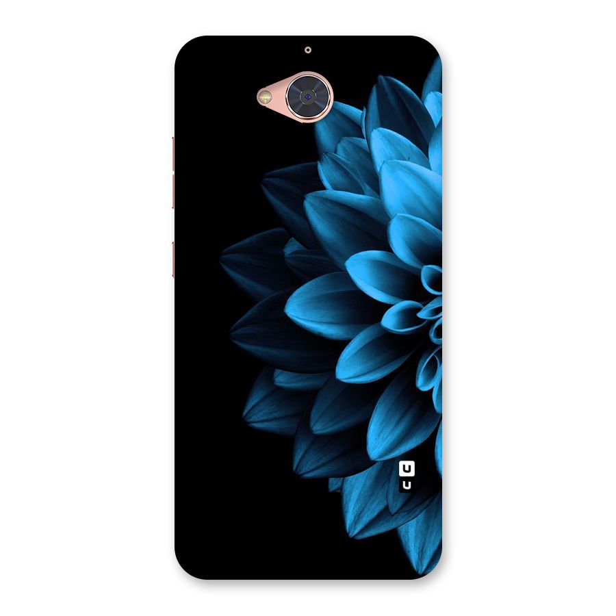 Half Blue Flower Back Case for Gionee S6 Pro
