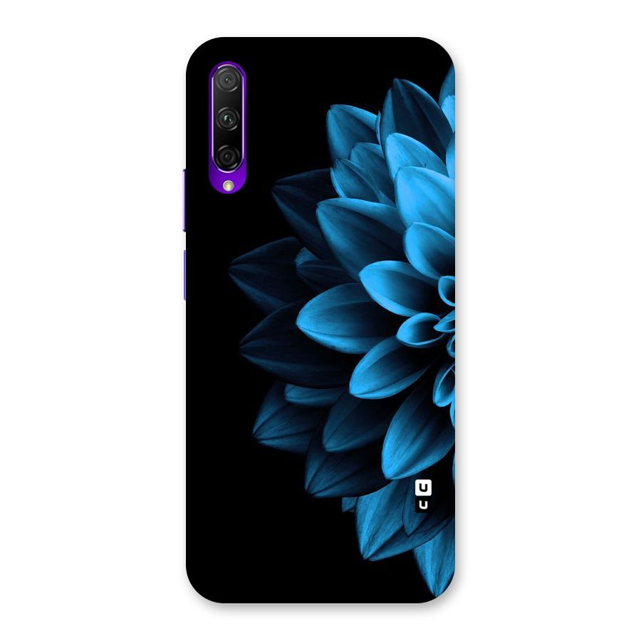 Half Blue Flower Back Case for Honor 9X Pro