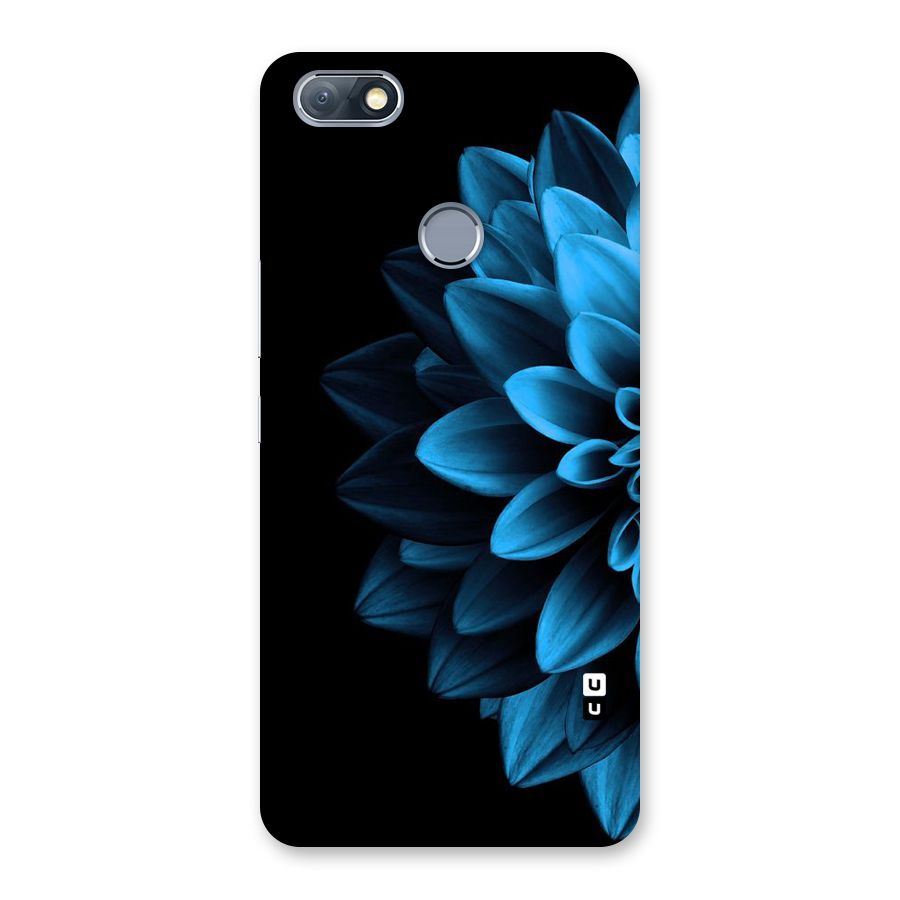 Half Blue Flower Back Case for Infinix Note 5