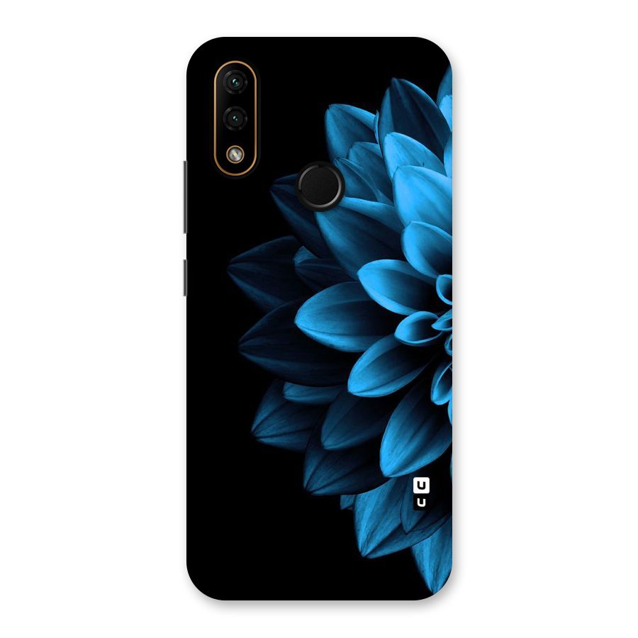 Half Blue Flower Back Case for Lenovo A6 Note
