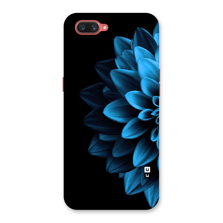 Half Blue Flower Back Case for Oppo A3s