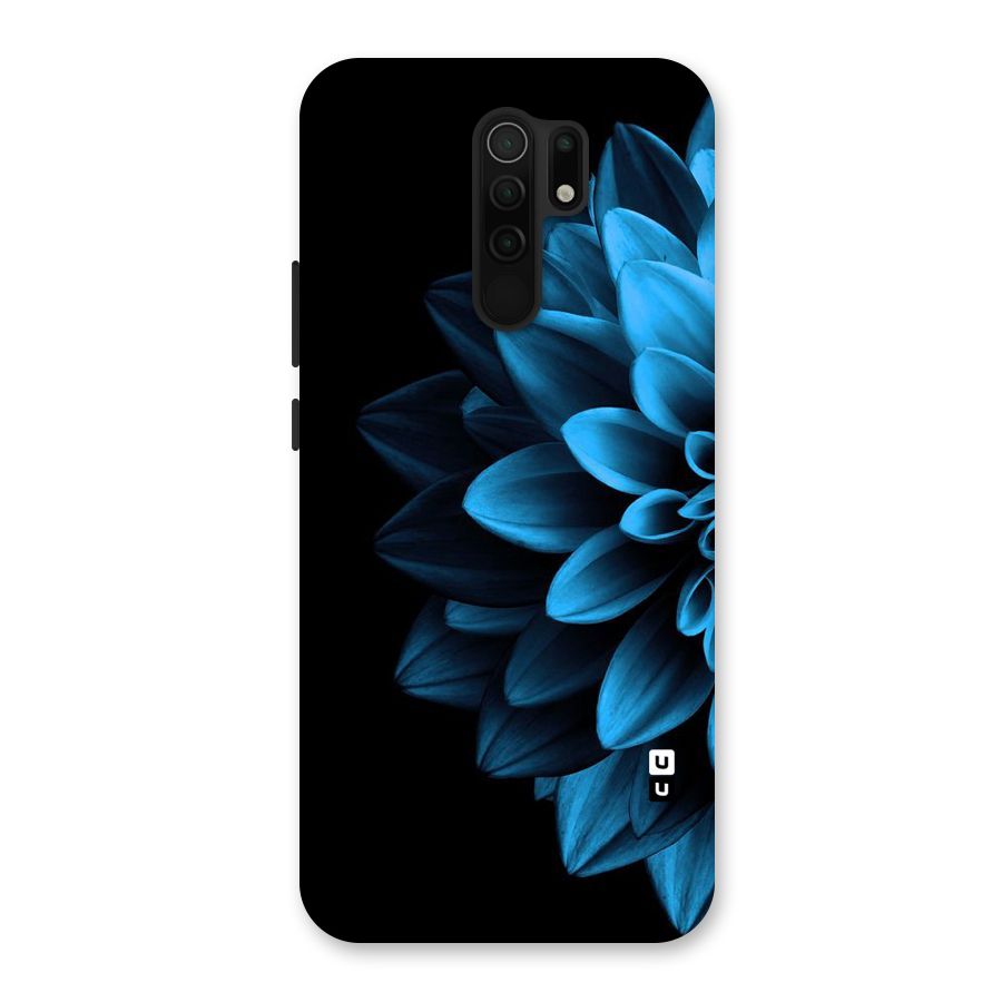 Half Blue Flower Back Case for Poco M2