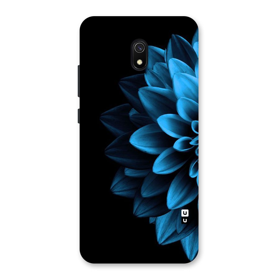 Half Blue Flower Back Case for Redmi 8A