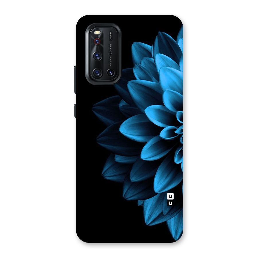 Half Blue Flower Back Case for Vivo V19