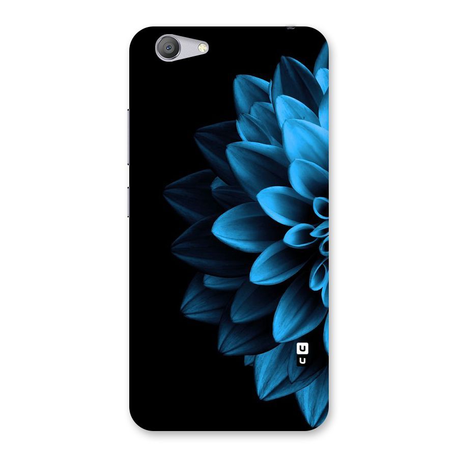 Half Blue Flower Back Case for Vivo Y53