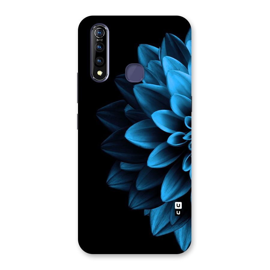 Half Blue Flower Back Case for Vivo Z1 Pro