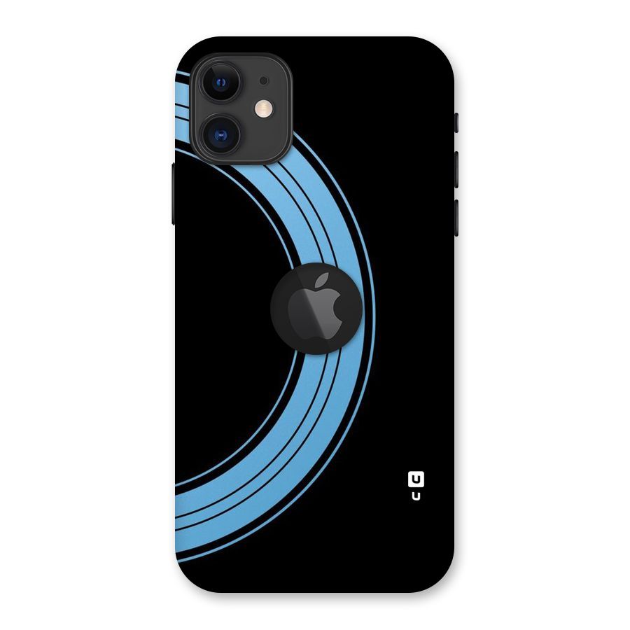 Half Circles Back Case for iPhone 11 Logo Cut