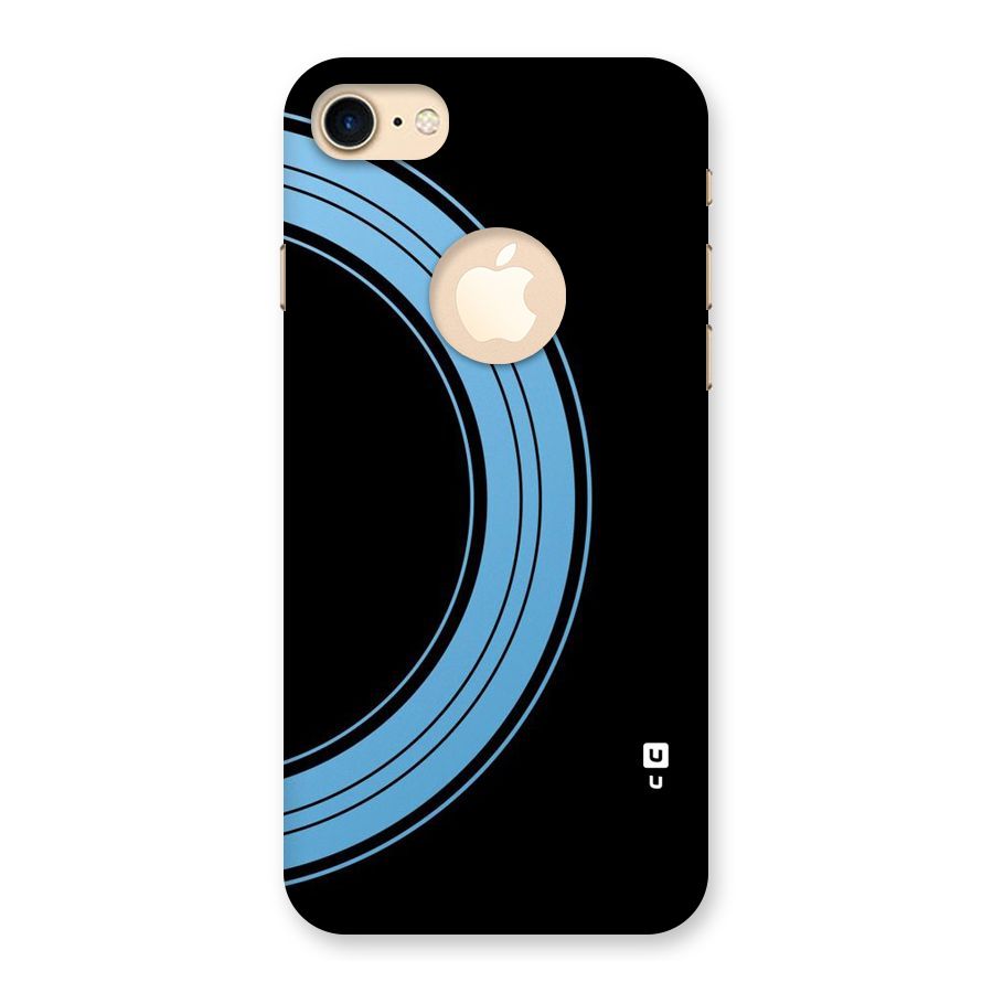 Half Circles Back Case for iPhone 7 Logo Cut