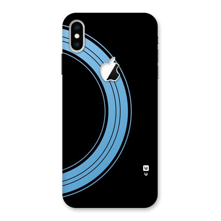 Half Circles Back Case for iPhone XS Max Apple Cut