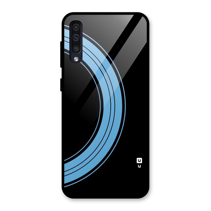Half Circles Glass Back Case for Galaxy A50