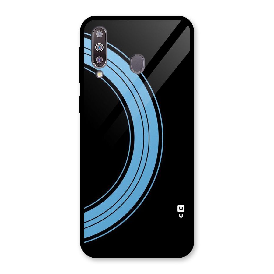 Half Circles Glass Back Case for Galaxy M30