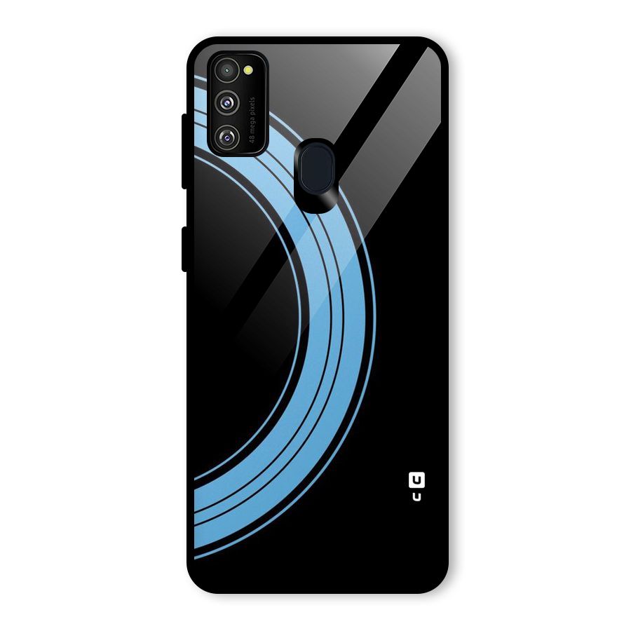 Half Circles Glass Back Case for Galaxy M30s