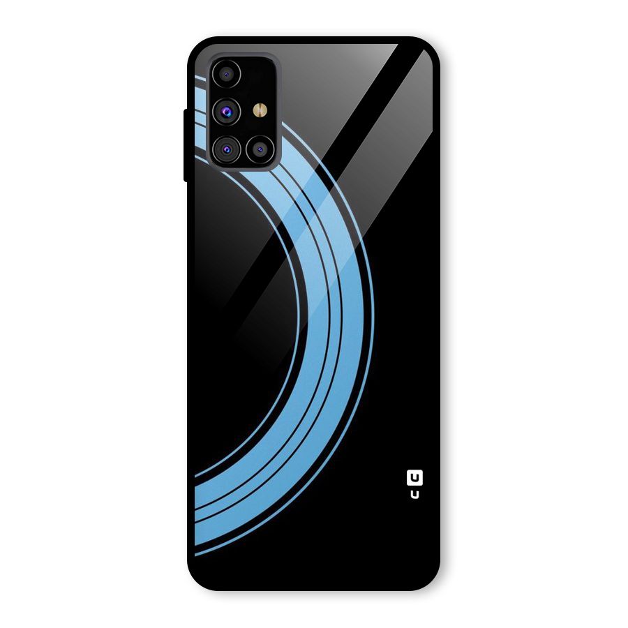 Half Circles Glass Back Case for Galaxy M31s