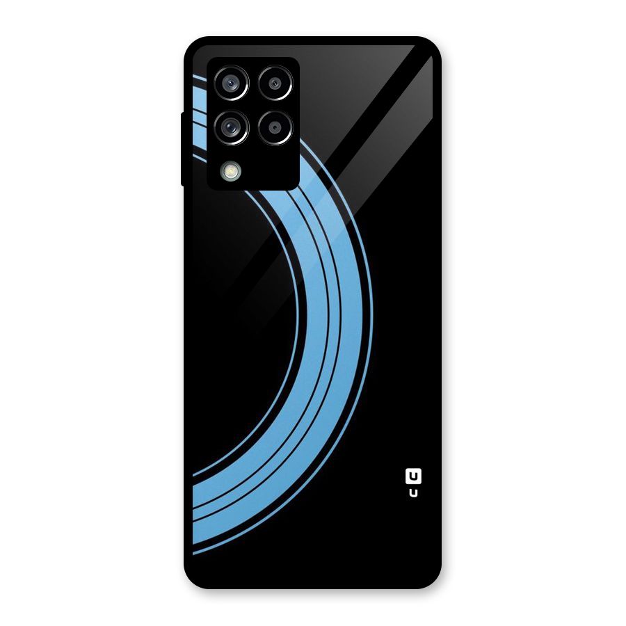 Half Circles Glass Back Case for Galaxy M53 5G