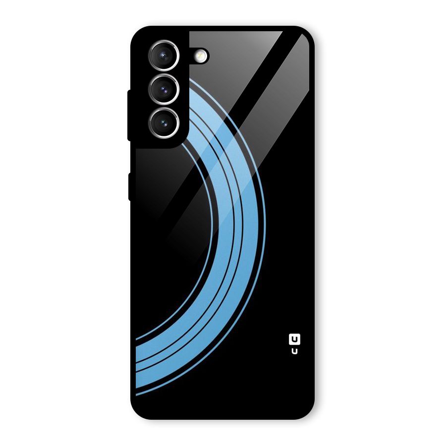 Half Circles Glass Back Case for Galaxy S21 5G
