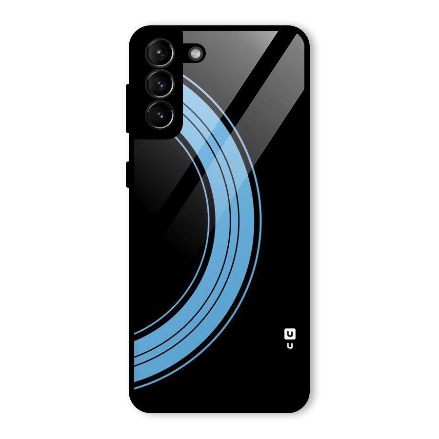 Half Circles Glass Back Case for Galaxy S21 Plus